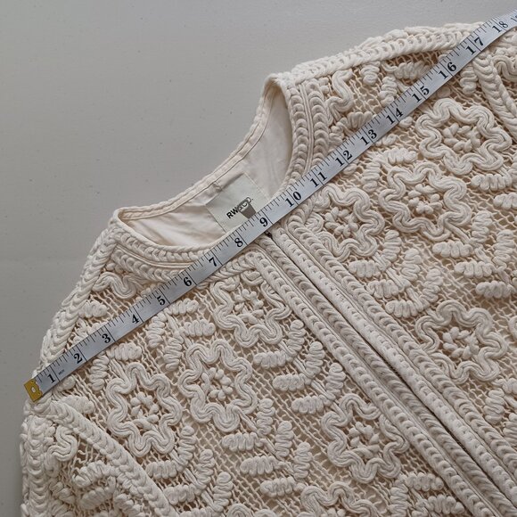 RW & C0. Crochet Bomber Jacket - Picture 10 of 16